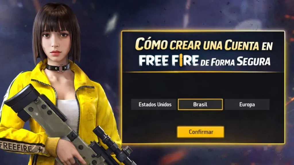 Cómo crear una cuenta en Free Fire de forma segura
