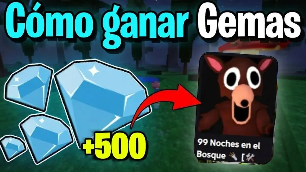 Cómo ganar gemas en 99 Noches en el Bosque sin gastar Robux